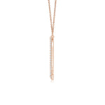 Load image into Gallery viewer, Lab-Grown Prong-Set Diamond Capital &quot;Q&quot; Knife-Edge Initial Pendant
