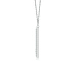 Load image into Gallery viewer, Lab-Grown Prong-Set Diamond Capital &quot;V&quot; Knife-Edge Initial Pendant
