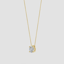 Lab-Grown Solitaire Round Diamond Floating Pendant