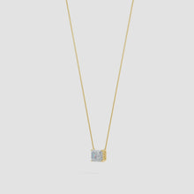 East-West Emerald-Cut Lab-Grown Diamond Solitaire Pendant