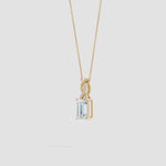 Load and play video in Gallery viewer, Lab-Grown Diamond Pendant with Entwined Bale
