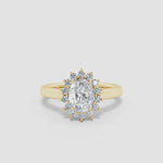 Load and play video in Gallery viewer, Lab-Grown Diamond Curved Floral Ring
