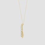 Load and play video in Gallery viewer, Lab-Grown Six Stone Diamond Journey Necklace
