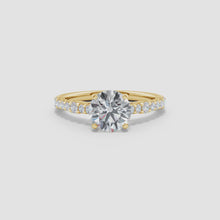 Lab-Grown Solitaire Round Diamond Engagement Ring