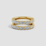 Load and play video in Gallery viewer, Prong-Set Lab-Grown Diamond Double Shank Wedding Ring
