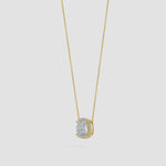 Load and play video in Gallery viewer, Vintage Inspired Cushion Lab-Grown Diamond Halo Pendant
